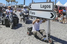 Motards desfilam no último dia da concentração de Faro