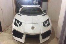 Brasileiro transformou Fiat Uno em Lamborghini Aventador