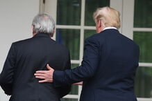Juncker e Trump em encontro na Casa Branca