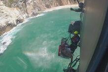 Resgate na Praia da Ursa