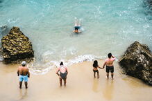 Praias da costa atlântica