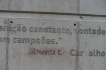 Estátua do leão em Alvalade foi vandalizada