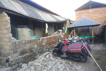 Sismo em Lombok, Indonésia