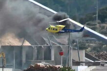 Combate ao fogo na fábrica da Celtejo, em Ródão