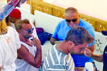 Ex-cunhado de CR7 e namorado de Dolores divertem-se