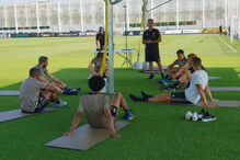 Ronaldo já está no relvado do centro de treinos da Juventus