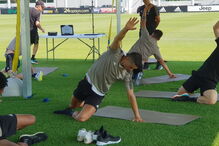 Ronaldo já está no relvado do centro de treinos da Juventus