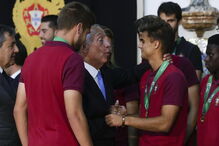 Marcelo fez a festa com os campeões da europa sub-19