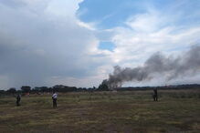 Avião cai no México	