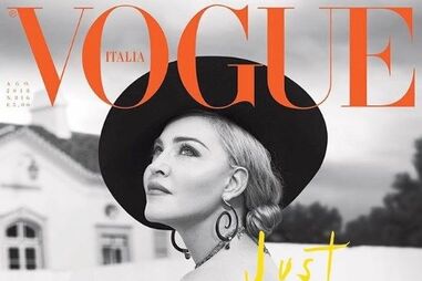 Madonna é capa da última revista Vogue Italiana