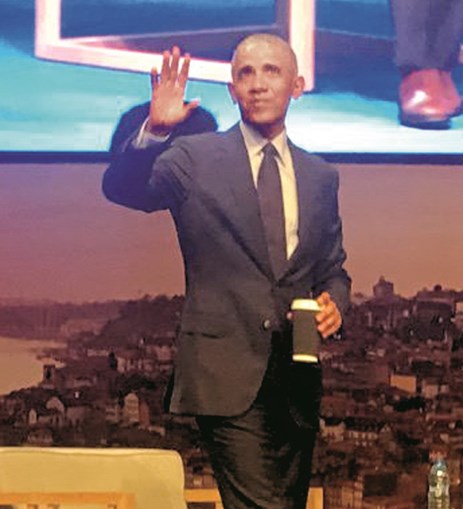 Obama leva nove mil euros por minuto em evento que parou o Porto