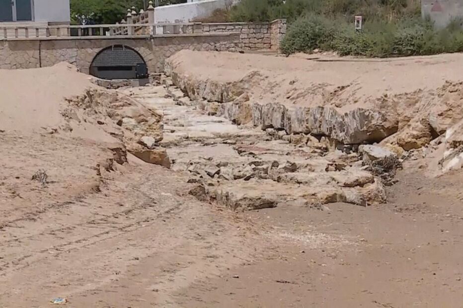 Praias interditas em Albufeira