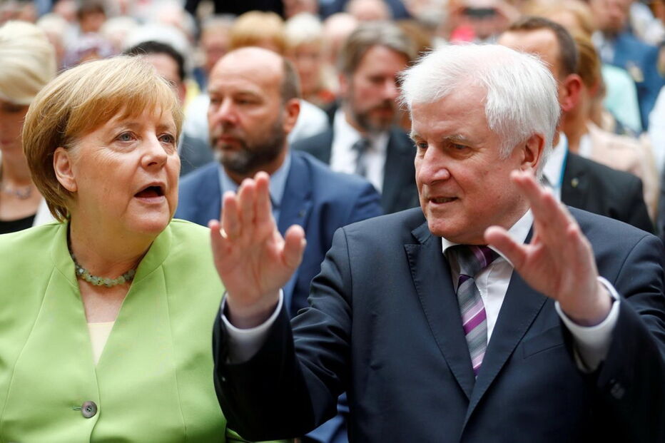 Angela Merkel e Horst Seehofer