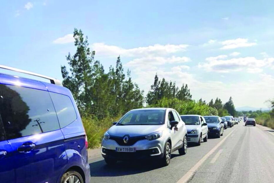 Condutores queixam-se de longas filas na Nacional 125