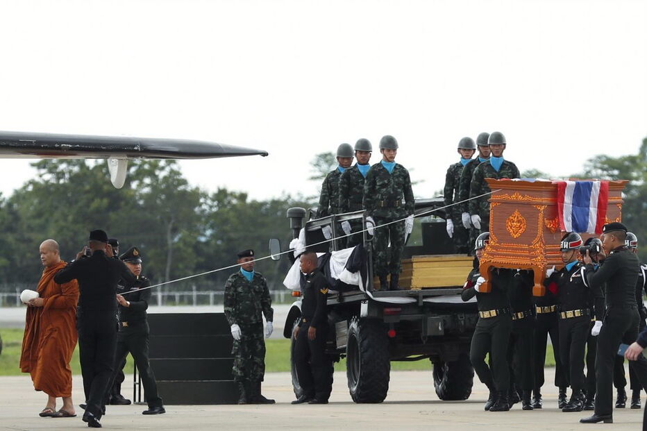 As imagens da despedida do mergulhador