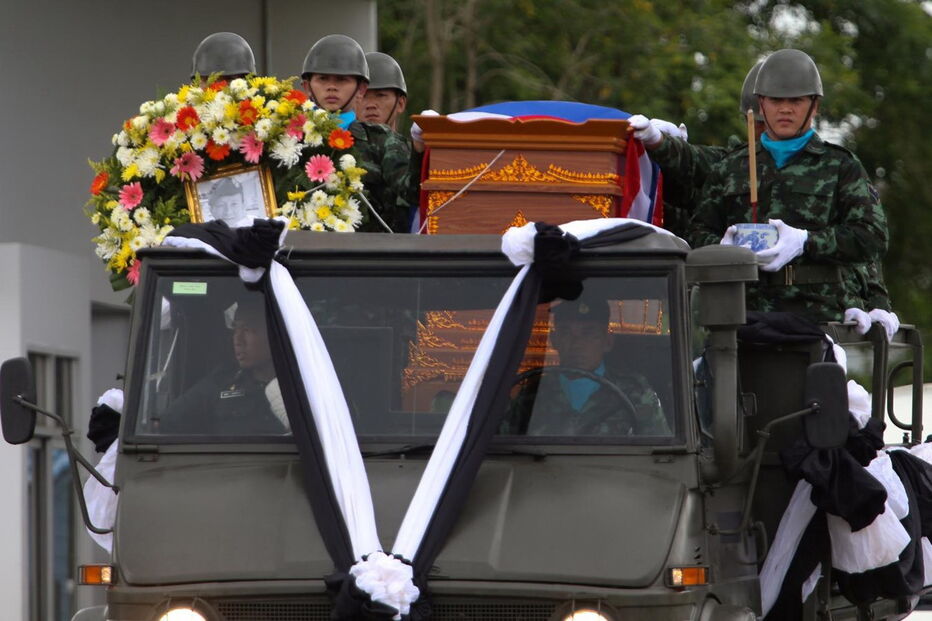 As imagens da despedida do mergulhador