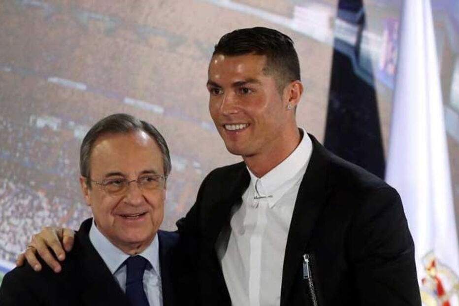 Cristiano Ronaldo e Florentino Pérez