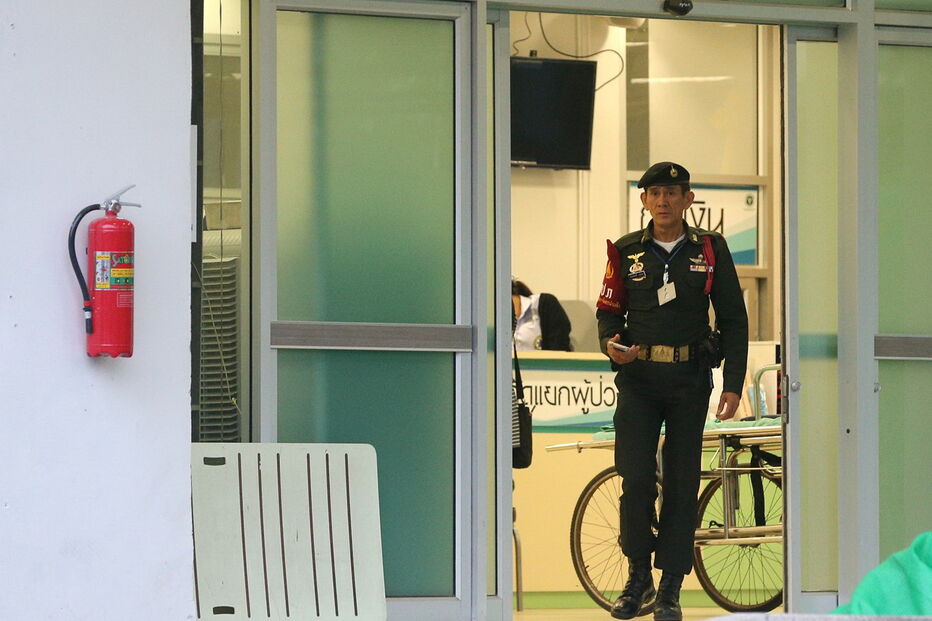 Hospital Chiang Rai Prachanukroh, onde estão hospitalizados quatro dos 12 rapazes que ficaram encurralados na gruta