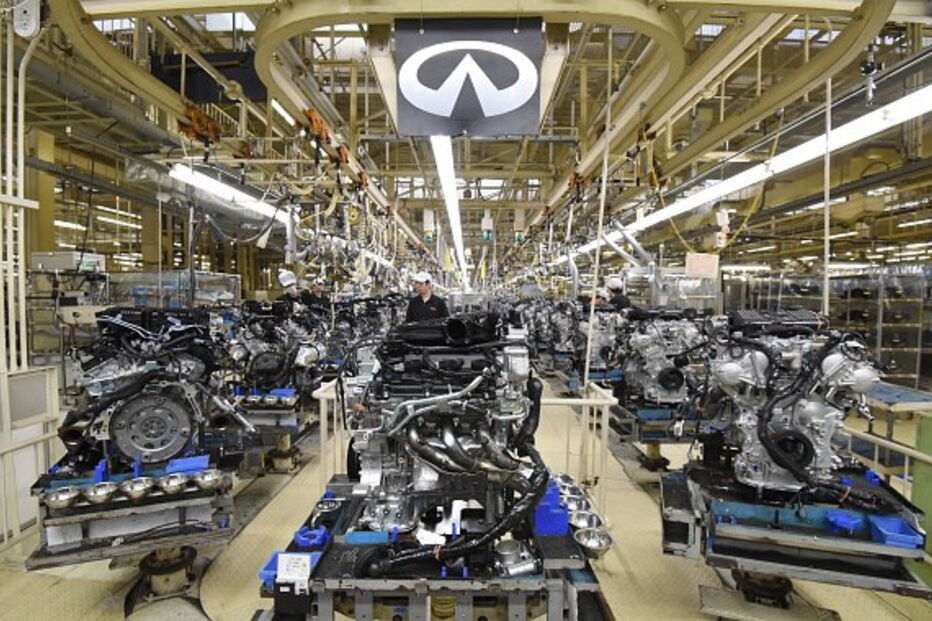 Fábrica da Nissan no Japão