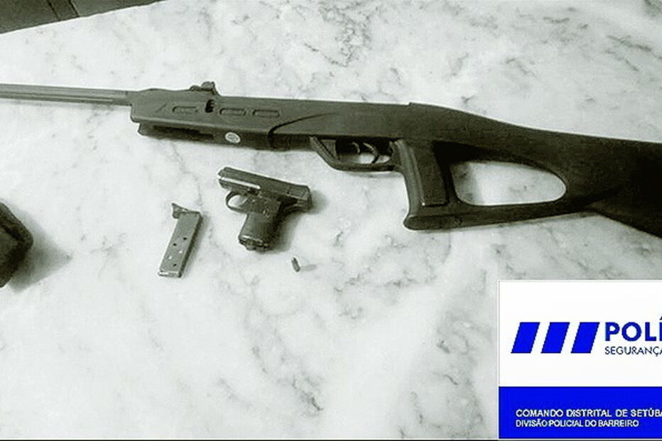 Armas apreendidas pela PSP         