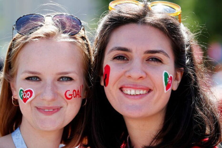 Mulheres nas bancadas dos jogos do Mundial