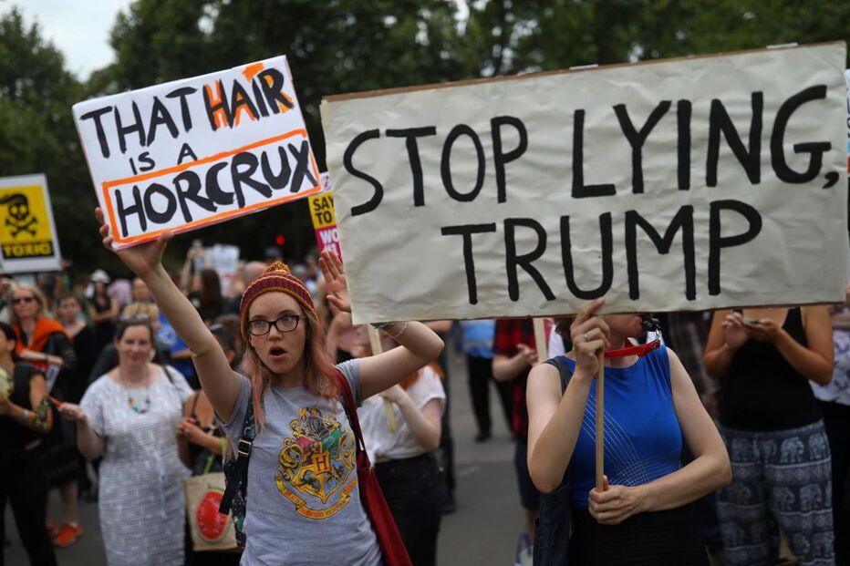 Protestos contra Trump