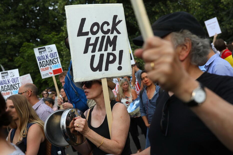 Protestos contra Trump
