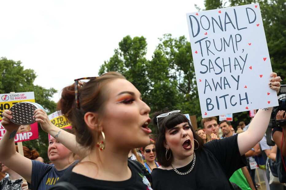 Protestos contra Trump