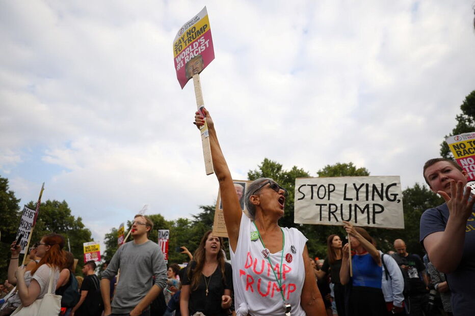 Protestos contra Trump