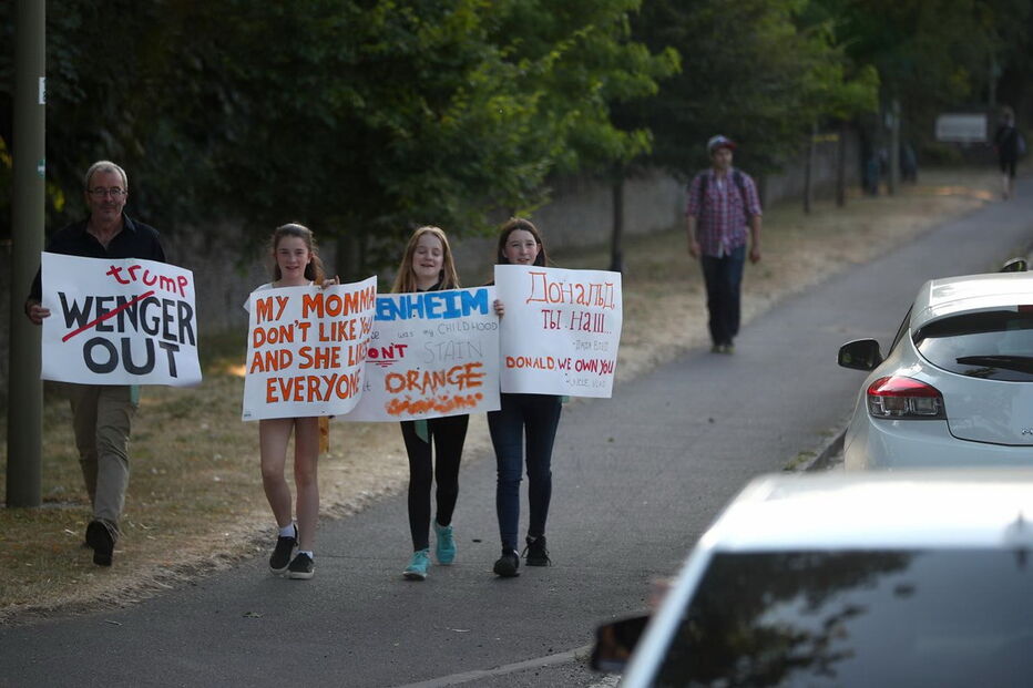 Protestos contra Trump