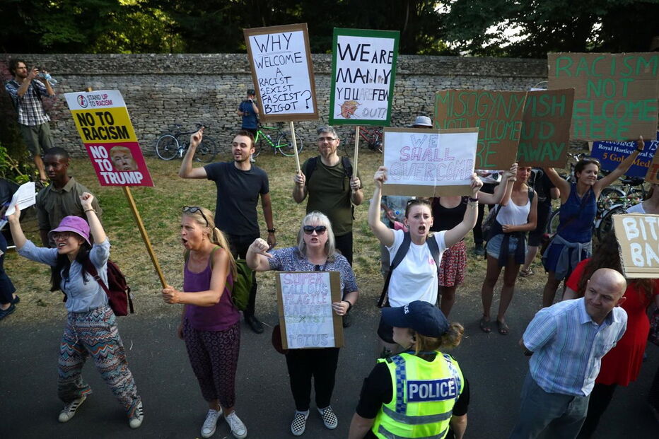 Protestos contra Trump