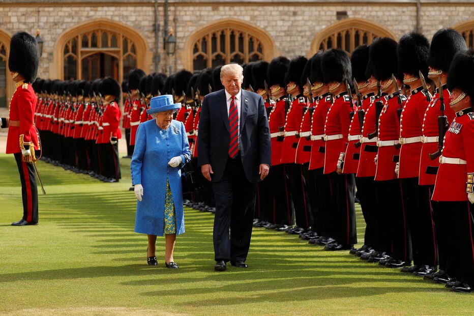 Donald Trump conhece a rainha