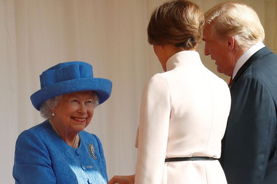 Donald Trump conhece a rainha