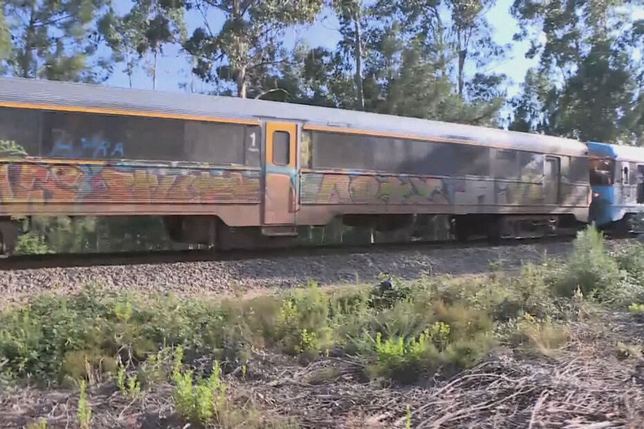 Comboio com 50 crianças choca com camião em Leiria