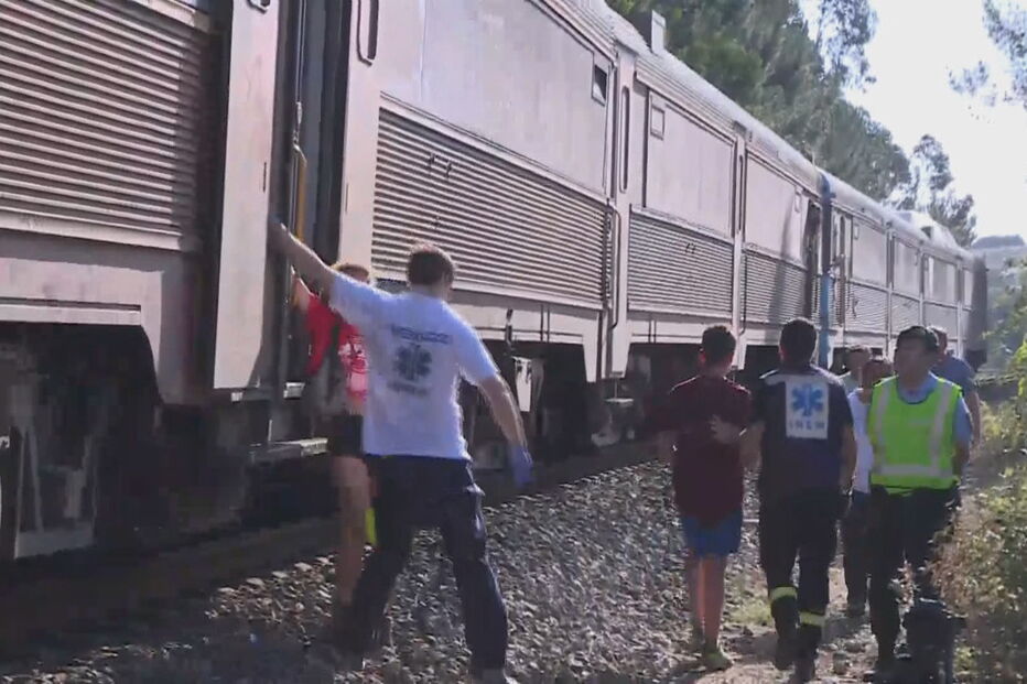 Comboio com 50 crianças choca com camião em Leiria