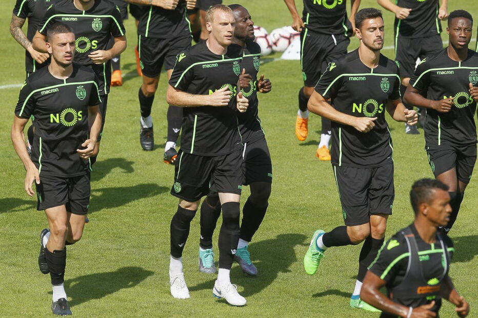 Treino do Sporting na Suíça
