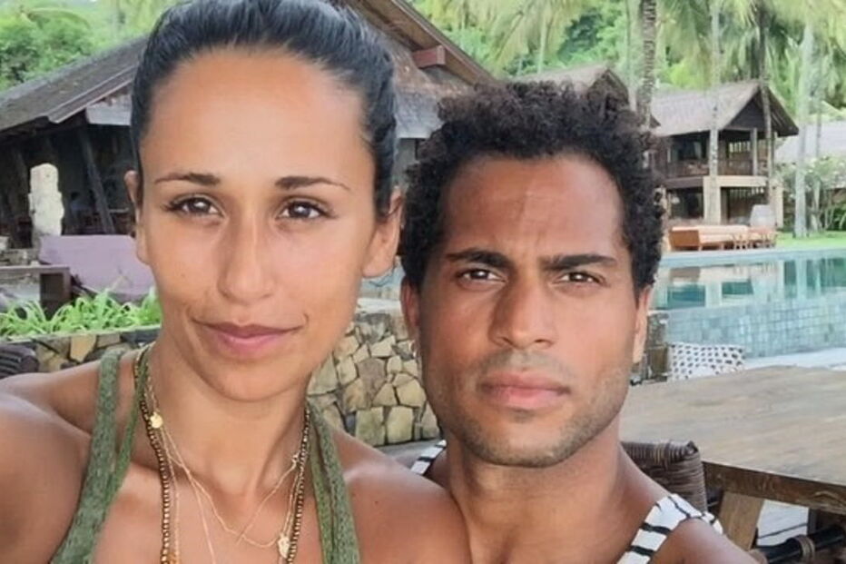 Rita Pereira com Gullaum Lalung