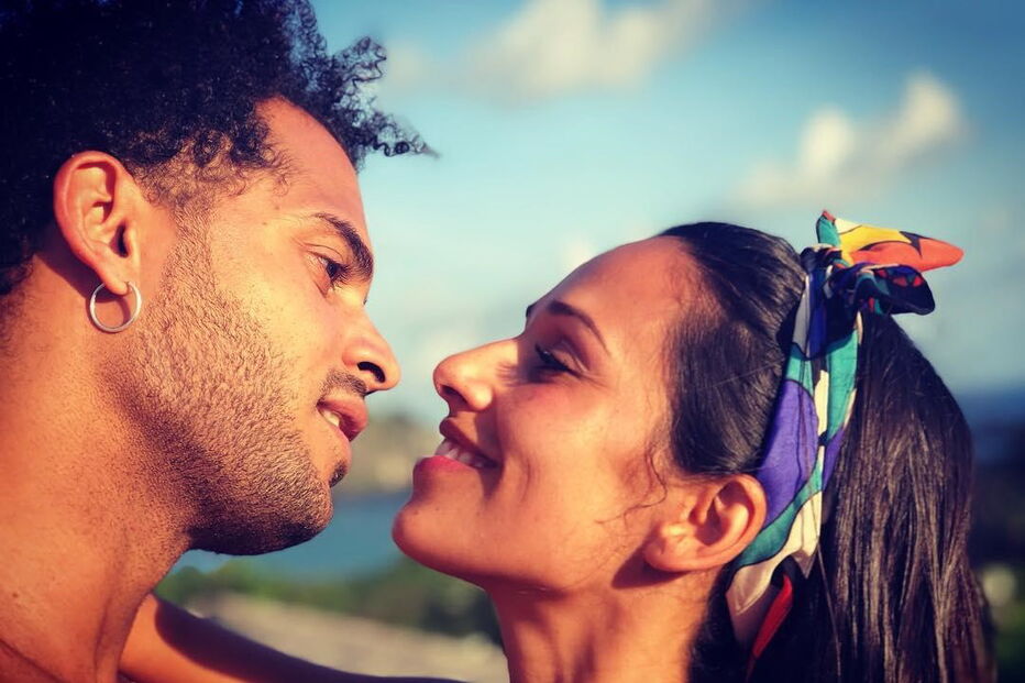 Rita Pereira com Gullaum Lalung