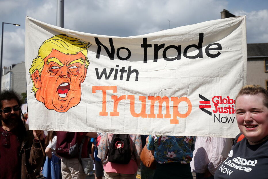 Detalhes da entrevista dada por Trump foram revelados durante o jantar de boas-vindas organizado por Theresa May