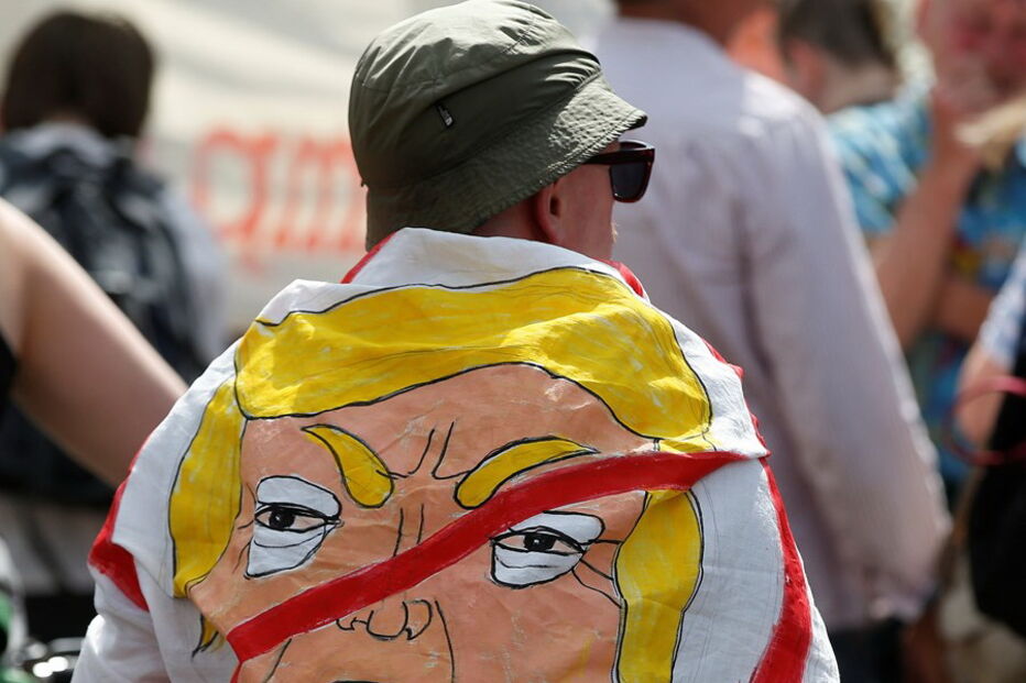 A presença de Trump no Reino Unido não é bem vista pela maioria dos britânicos