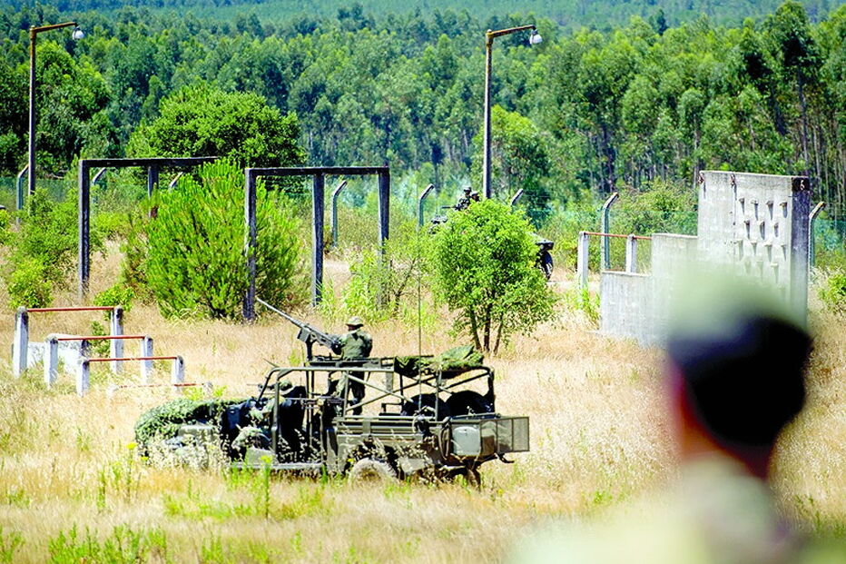 O quartel de Exército em Tancos