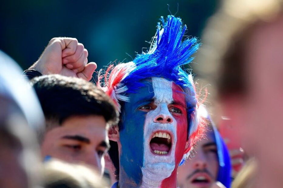 Franceses celebram vitória 