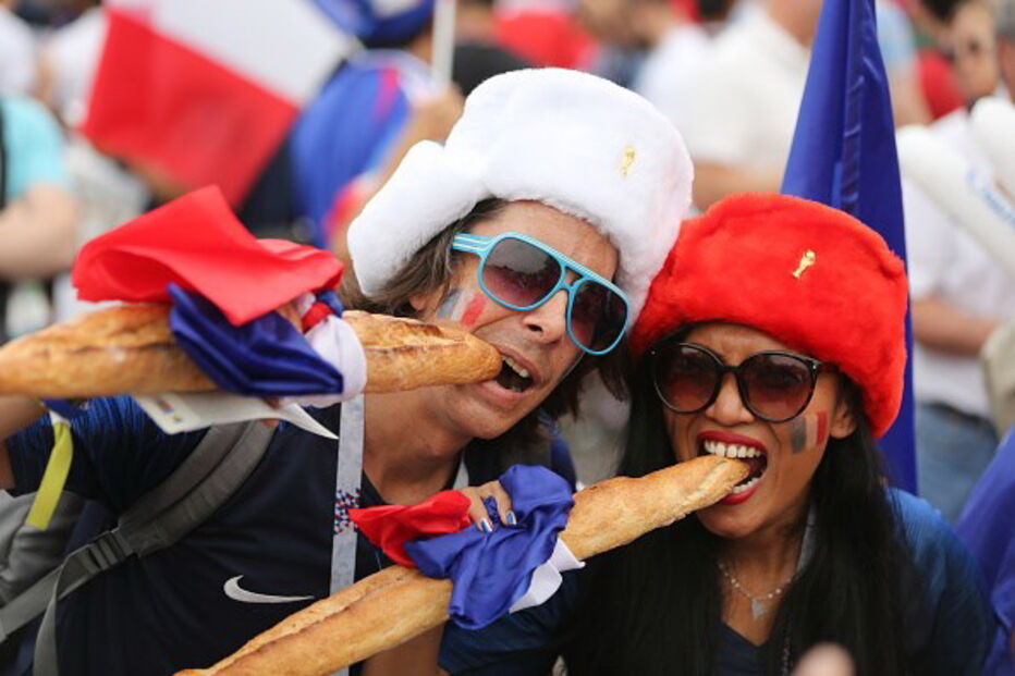 Franceses celebram vitória 