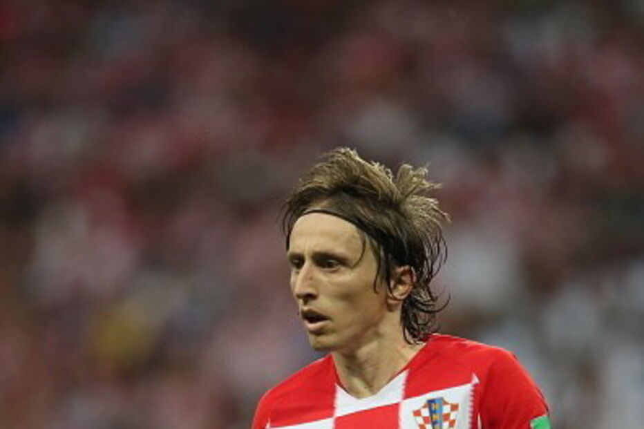 Luka Modric no jogo da final do Mundial2018