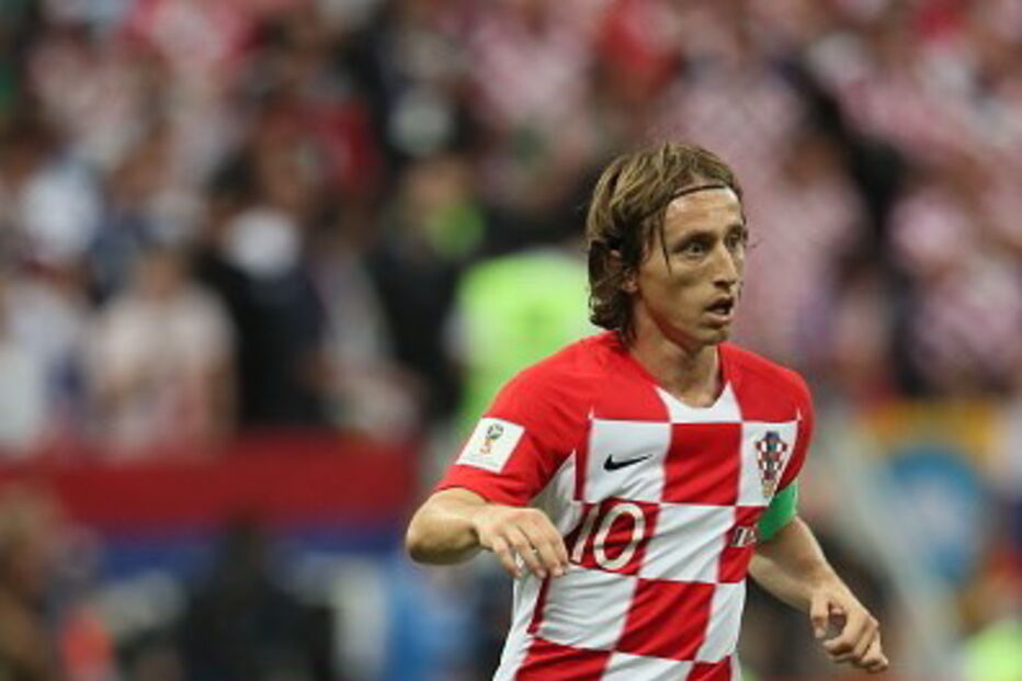 Luka Modric no jogo da final do Mundial2018