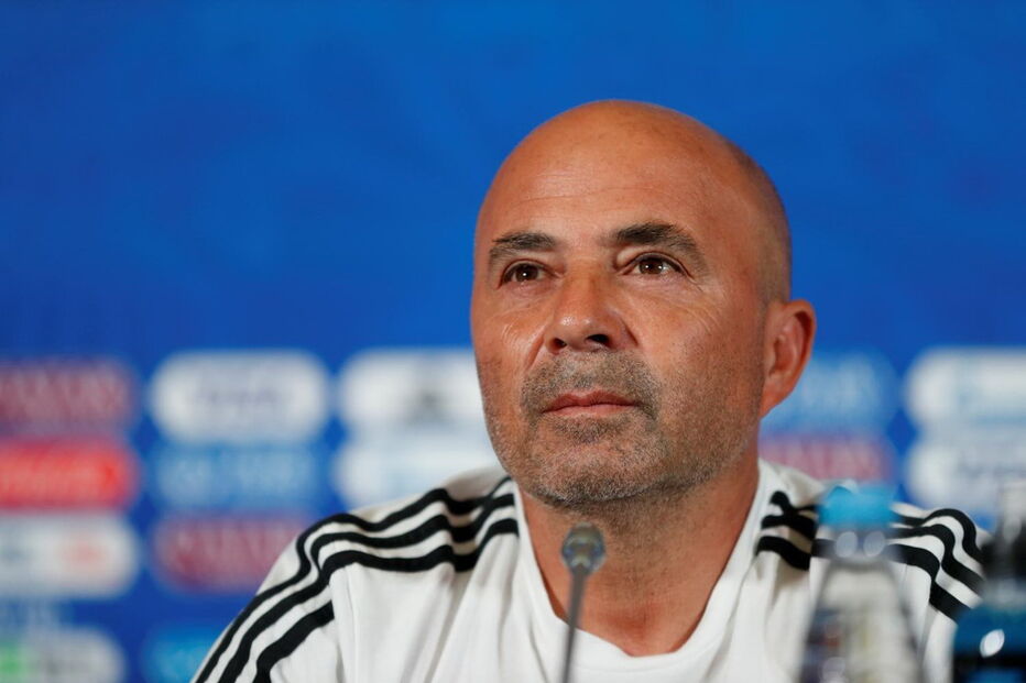 O treinador Jorge Sampaoli