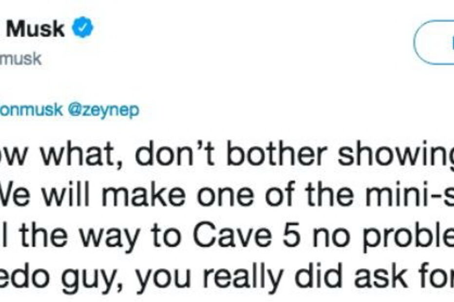 Publicação de Elon Musk