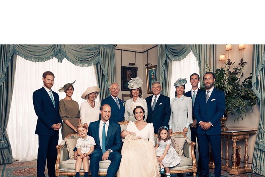 Casa real divulga fotografias do batizado do príncipe Louis