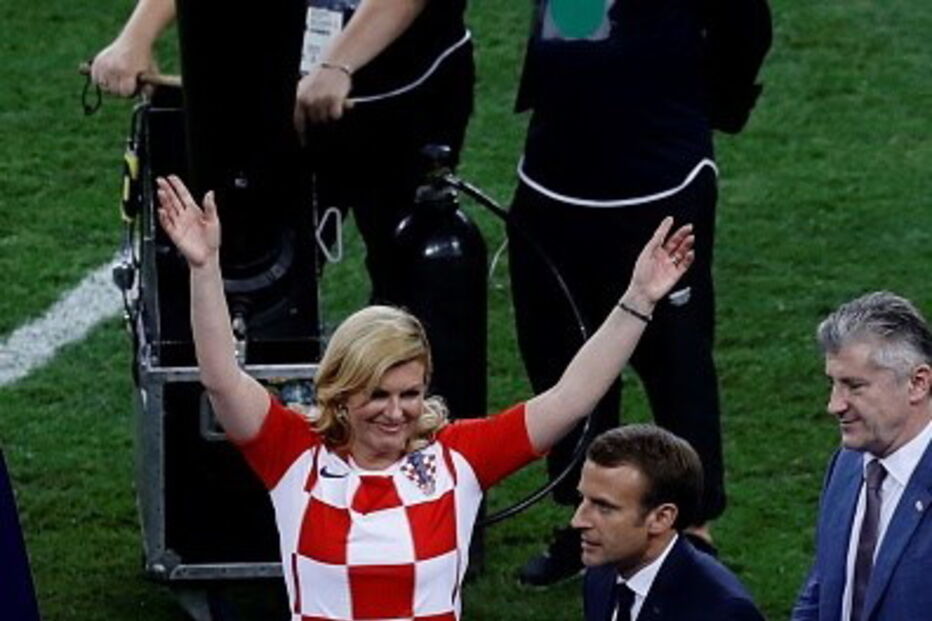Presidente croata encantou o mundo na final do Mundial 2018