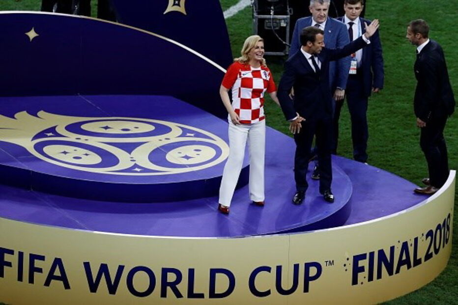 Presidente croata encantou o mundo na final do Mundial 2018